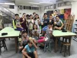 107六年級中秋節家庭教育彩繪柚子活動