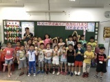 107一年級中秋節家庭教育彩繪柚子活動