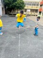 103 playing with the rubber band rope (5)