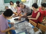 教師剪紙研習活動照片